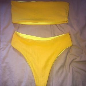 Yellow Zaful bikini